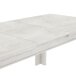 Esstisch >Kashmir< ausziehbar bis 205cm, in Pinie Weiss - 160(205)x75x90cm (BxHxT)