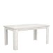 Esstisch >Kashmir< ausziehbar bis 205cm, in Pinie Weiss - 160(205)x75x90cm (BxHxT)
