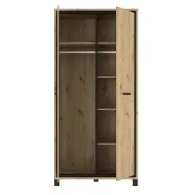 Kleiderschrank >TRONDHEIM< in Artisan Eiche /...
