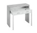 Konsolentisch >Consola< in Artik-Weiß/Beton-Grau - 99x88x36 (BxHxT)