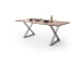 Baumkantentisch >Calabria< in Akazie natur lackiert - 160x76,5x90 (BxHxT)