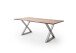 Baumkantentisch >Calabria< in Akazie natur lackiert - 160x76,5x90 (BxHxT)