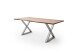 Baumkantentisch >Calabria< in Akazie natur lackiert - 200x77,5x100 (BxHxT)