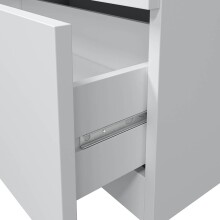Kommode >Chest of drawers< in Weiß - 77x80x38 (BxHxT)