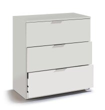 Kommode >Chest of drawers< in Weiß - 77x80x38 (BxHxT)
