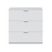 Kommode >Chest of drawers< in Weiß - 77x80x38 (BxHxT)