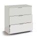 Kommode >Chest of drawers< in Weiß - 77x80x38 (BxHxT)