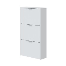 Schuhkipper >Shoe cabinet< weiß glänzend...