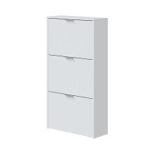 Schuhkipper >Shoe cabinet< weiß glänzend...