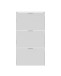 Schuhkipper >Shoe cabinet< weiß glänzend - 60x113x22 (BxHxT)
