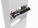 Schuhkipper >Shoe cabinet< weiß glänzend - 60x113x22 (BxHxT)