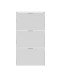 Schuhkipper >Shoe cabinet< weiß glänzend - 60x113x22 (BxHxT)