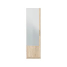 Schuhschrank >Kristal< in Kanada-Eiche - 50x180x22 (BxHxT)