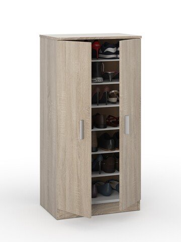 Schuhkommode >Schoe cabinet< in Kanada-Eiche - 55x108x36 (BxHxT)