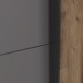 Kleiderschrank >SIRIUS BLACK< in Stabeiche /  Grau - 269,9x210,5x61,2cm (B/H/T)