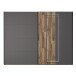 Kleiderschrank >SIRIUS BLACK< in Stabeiche /  Grau - 269,9x210,5x61,2cm (B/H/T)