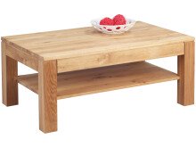 Couchtisch in Wildeiche aus Massivholz - 105x44x65cm (BxHxT)