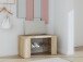 Sitzbank >Calpe< in beige - 69x38,9x34,8cm (BxHxT)