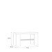 Sitzbank >Calpe< in beige - 69x38,9x34,8cm (BxHxT)