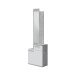 Garderobe >Karen< in Beton-Grau/Artik-Weiß - 61x185x28 (BxHxT)