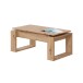 Couchtisch >Nova< höhenverstellbar in Nodi-Eiche-Dekor - 105x45x55 (BxHxT)