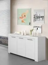 Kommode >Ambit< in Artik-Weiß - 144x80x42...
