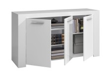 Kommode >Ambit< in Artik-Weiß - 144x80x42 (BxHxT)
