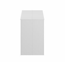 Kulissentisch >Consola< ausziehbar bis 237cm, in weiß glänzend - 90(237)x78x51 (BxHxT)