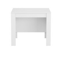 Kulissentisch >Consola< ausziehbar bis 237cm, in weiß glänzend - 90(237)x78x51 (BxHxT)