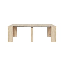 Kulissen-Esstisch >Multifunktionstisch< ausziehbar bis 237cm, in Kanada-Eiche - 90(237)x78x51 (BxHxT)