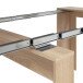 Kulissen-Esstisch >Multifunktionstisch< ausziehbar bis 237cm, in Kanada-Eiche - 90(237)x78x51 (BxHxT)