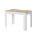 Küchentisch >Cloe< in Artik-Weiß/Kanada-Eiche - 109x78x67 (BxHxT)