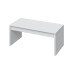 Couchtisch >Coffee Table< höhenverstellbar in weiß glänzend - 102x43x50 (BxHxT)