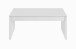 Couchtisch >Coffee Table< höhenverstellbar in weiß glänzend - 102x43x50 (BxHxT)
