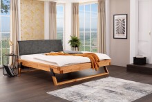 Massivholzbett >BE-0820< Kiefer Massivholz,...