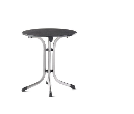 Klapptisch >Boulevard< in Schiefer anthrazit, vivodur ® - 72x68cm (HxD)