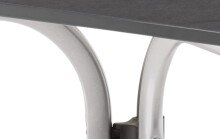 Klapptisch >Boulevard< in Schiefer anthrazit, vivodur ® - 72x68cm (HxD)