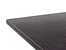 Klapptisch >Boulevard< in Schiefer anthrazit, vivodur ® - 72x68cm (HxD)