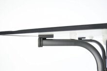 Klapptisch >Boulevard< in Schiefer anthrazit, vivodur ® - 72x68cm (HxD)