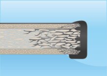 Klapptisch >Boulevard< in Schiefer anthrazit, vivodur ® - 72x68cm (HxD)