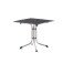 Klapptisch >Boulevard< in Schiefer anthrazit, vivodur ® - 80x73x80cm (BxHxT)