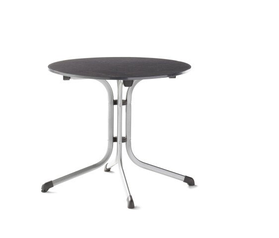 Klapptisch >Boulevard< in Schiefer anthrazit, vivodur ® - 73x85cm (HxD)