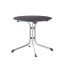 Klapptisch >Boulevard< in Schiefer anthrazit, vivodur ® - 73x85cm (HxD)