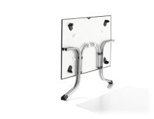 Klapptisch >Boulevard< in Schiefer anthrazit, vivodur ® - 120x73x80cm (BxHxT)