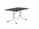 Klapptisch >Boulevard< in Schiefer anthrazit, vivodur ® - 140x73x90cm (BxHxT)