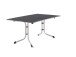 Klapptisch >Boulevard< in Schiefer anthrazit, vivodur ® - 140x73x95cm (BxHxT)
