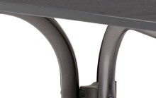 Klapptisch >Boulevard< in Schiefer anthrazit, vivodur ® - 165x73x95cm (BxHxT)