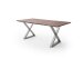 Baumkantentisch >Calabria< in Akazie walnussfarbig - 160x76,5x90 (BxHxT)