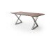 Baumkantentisch >Calabria< in Akazie walnussfarbig - 180x76,5x90 (BxHxT)