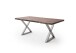 Baumkantentisch >Calabria< in Akazie walnussfarbig - 200x79,5x100 (BxHxT)
